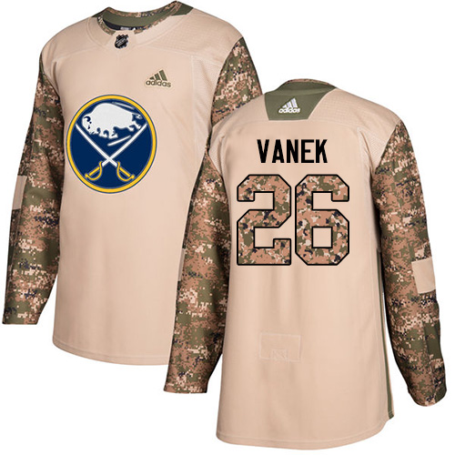 Adidas Sabres #26 Thomas Vanek Camo Authentic Veterans Day Stitched NHL Jersey